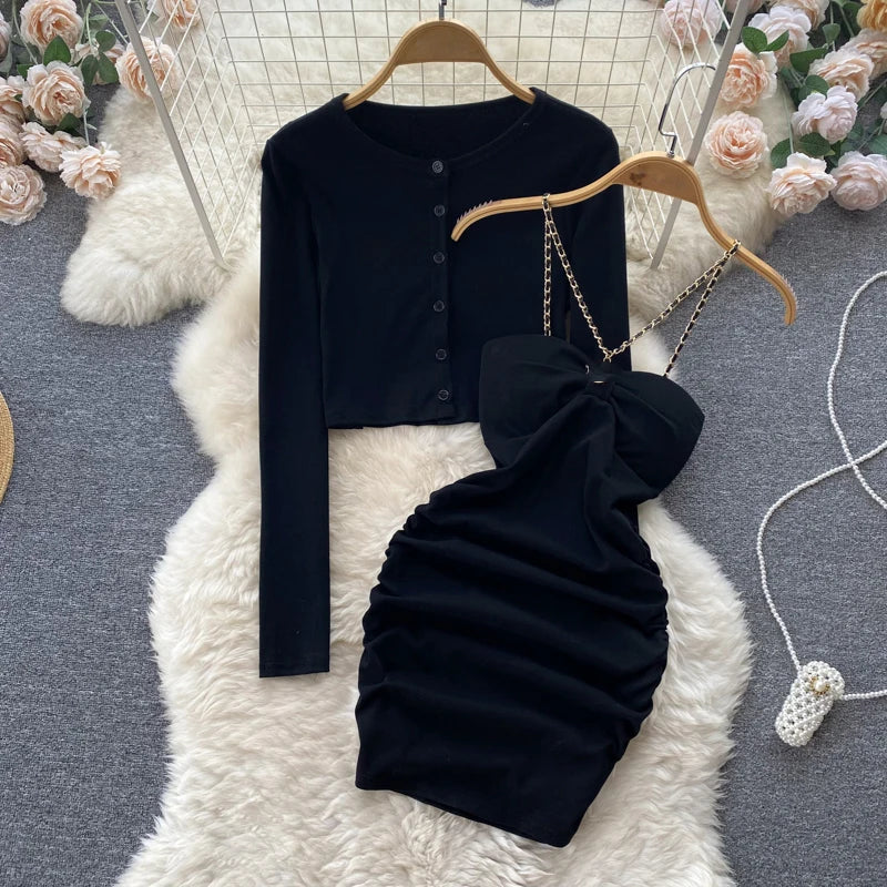 MOCHA MUSE LONG SLEEVE SMOCK DETAILED TOP