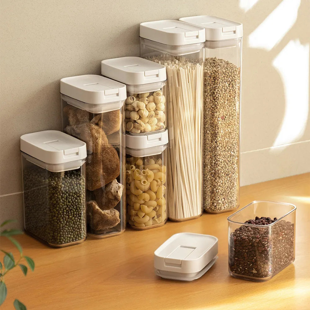 Airtight Clear Food Storage Container Set With Lids