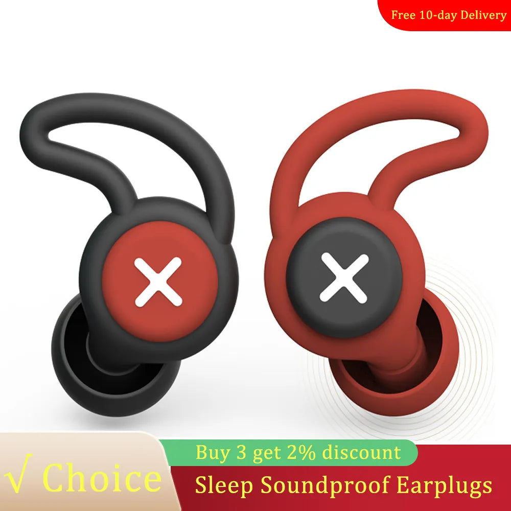 Comfortable Sleep Soundproof Earplugs With Secure Fit