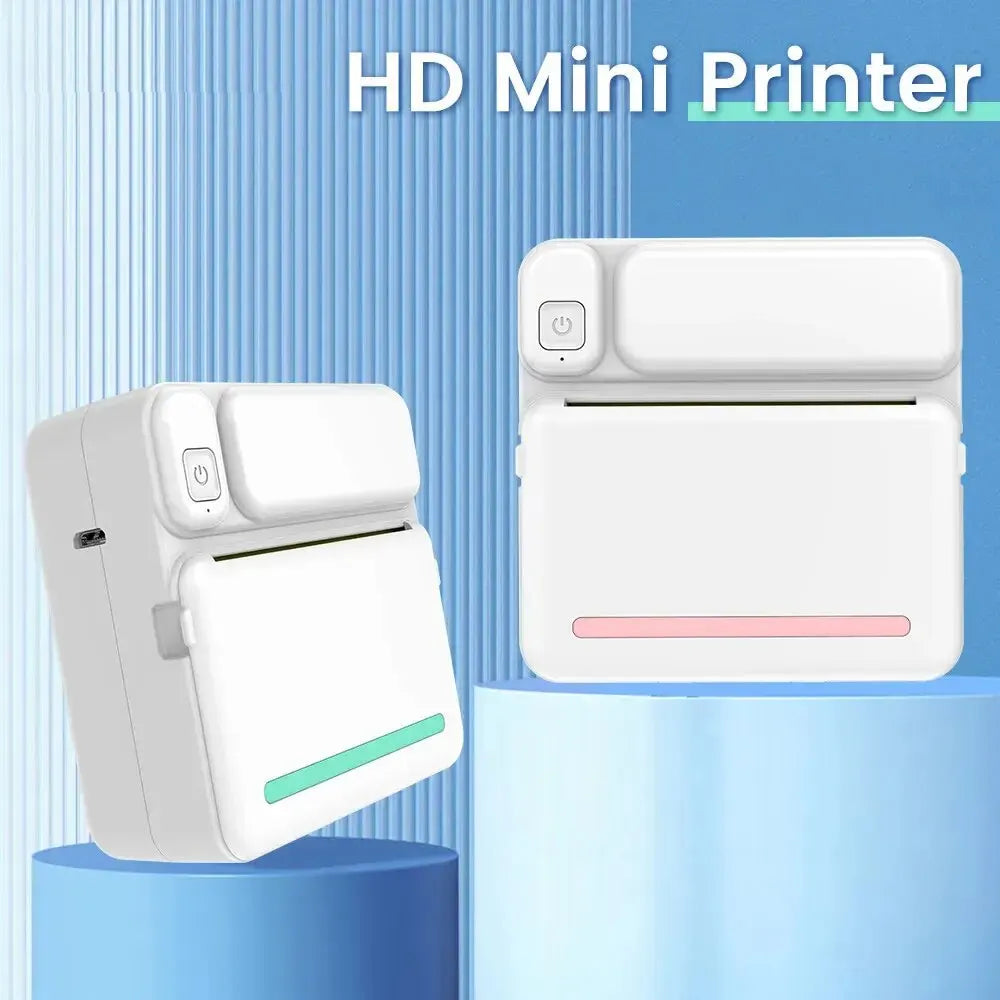 Compact Hd Mini Printer Portable Wireless Thermal Printing