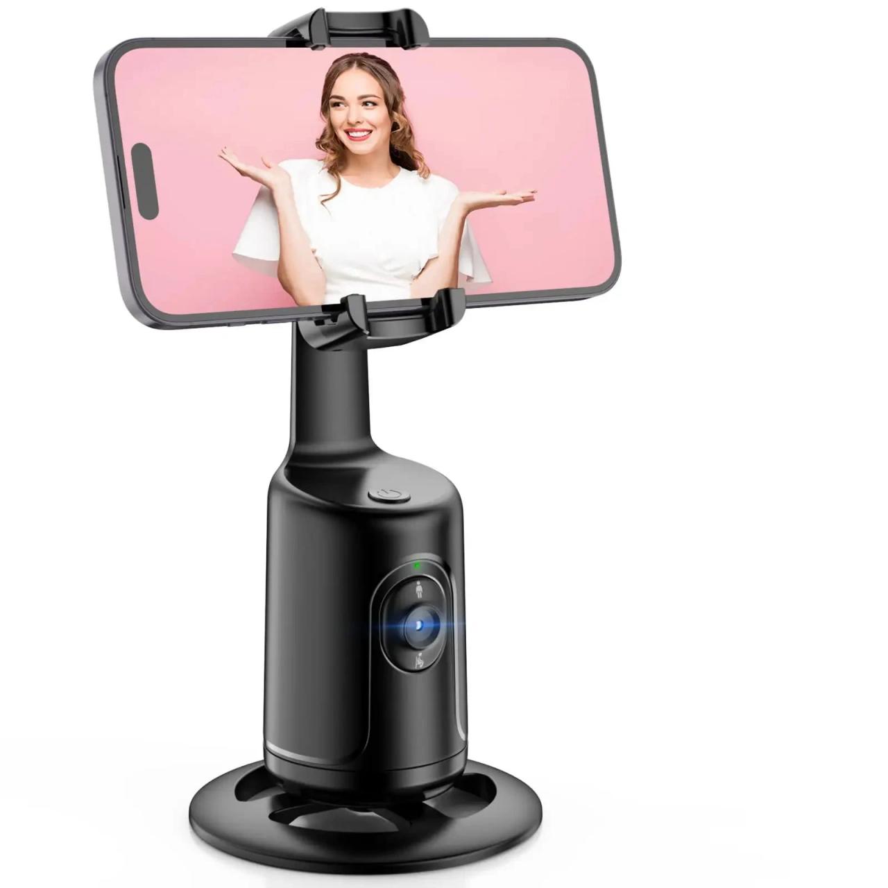 Smart Auto-tracking Phone Holder For Hands- Video Recording