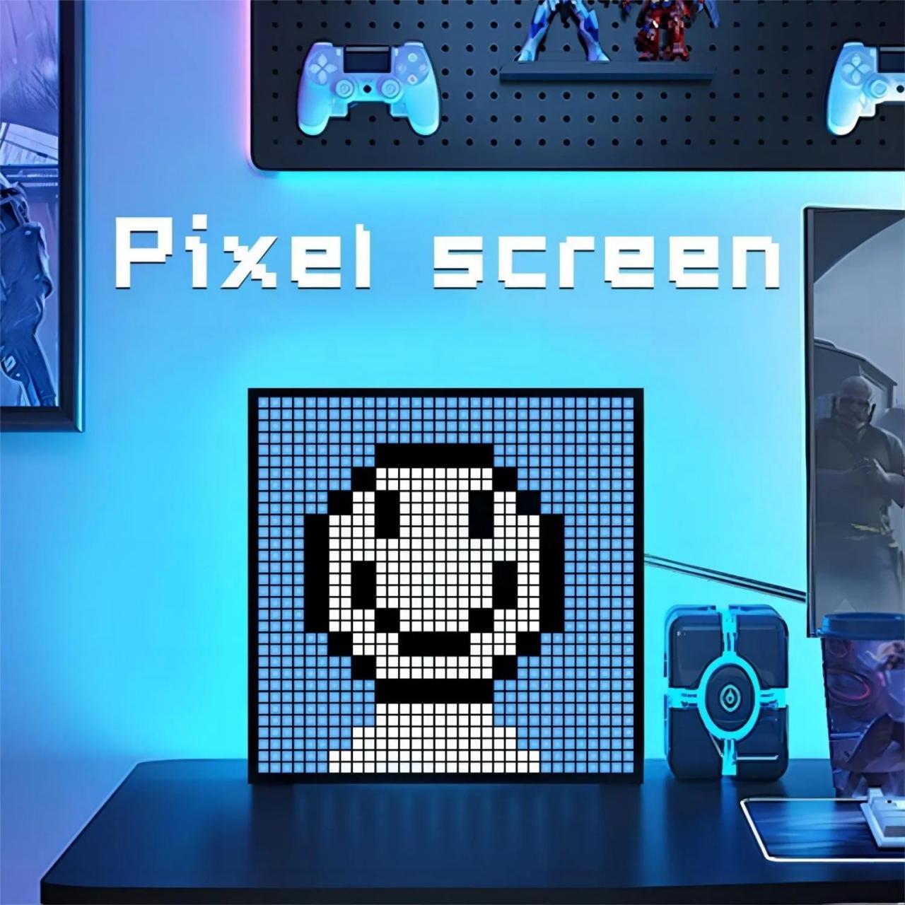 Customizable Led Pixel Art Display Screen For Gamers