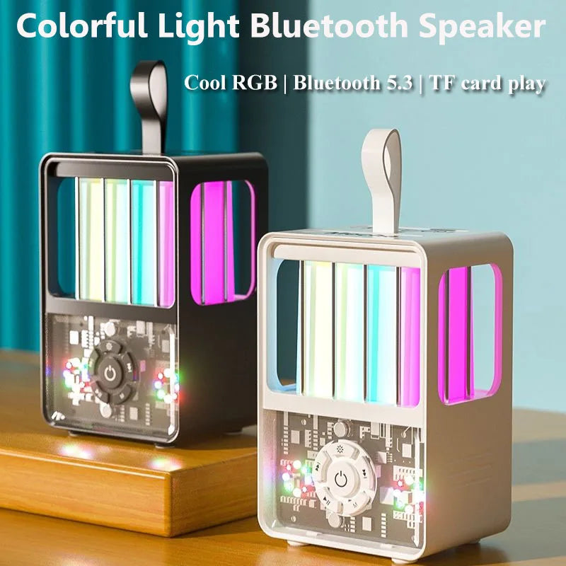Portable Rgb Light Bluetooth Speaker Tf Card Support on Luulla