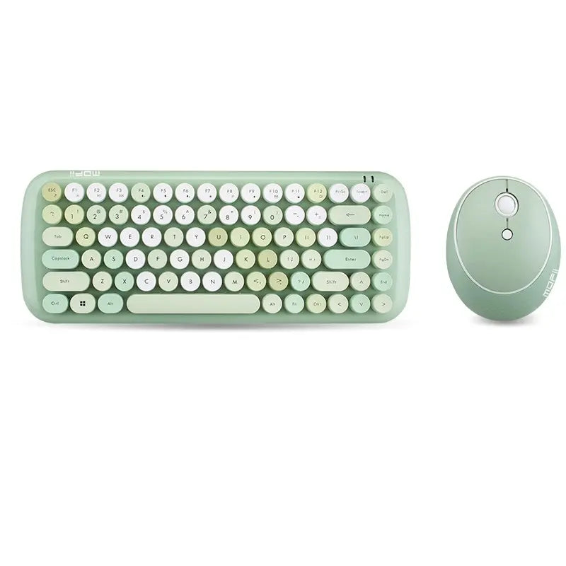 Vintage Style Wireless Keyboard And Mouse Combo on Luulla