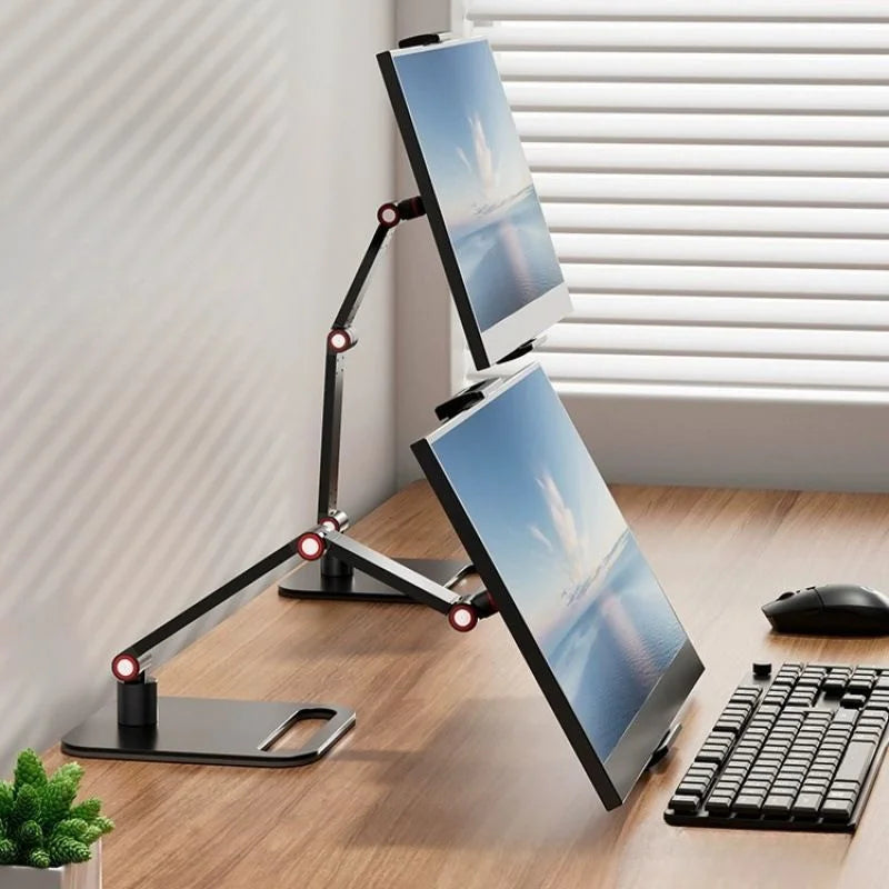 Adjustable Dual Monitor Arm Desk Mount Stand Holder