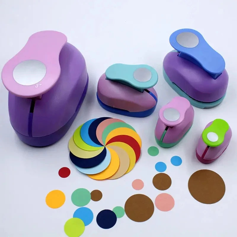 Assorted Size Circle Paper Punch Set Craft Scrapbooking