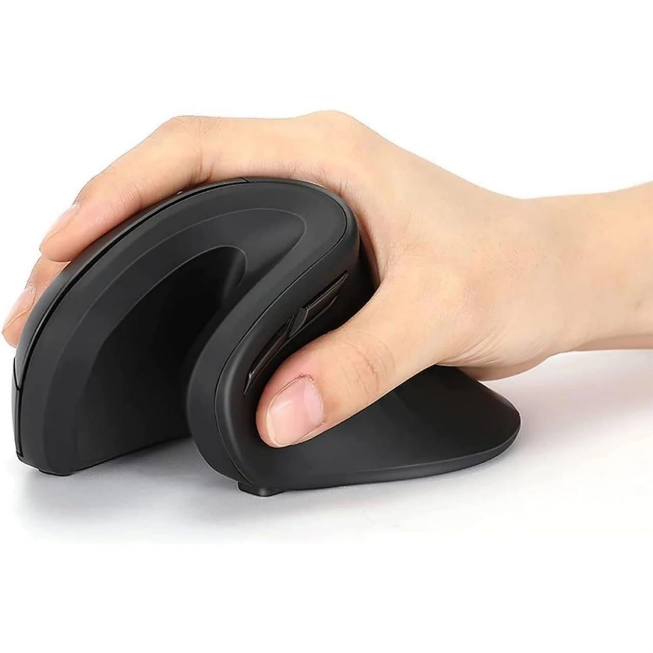 Ergonomic Vertical Wireless Mouse With Usb Receiver