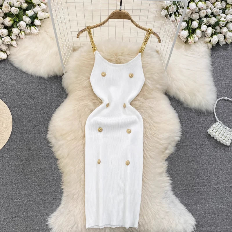sexy white and gold dress Bebe Women's Color Block Bandage Dress main image 1