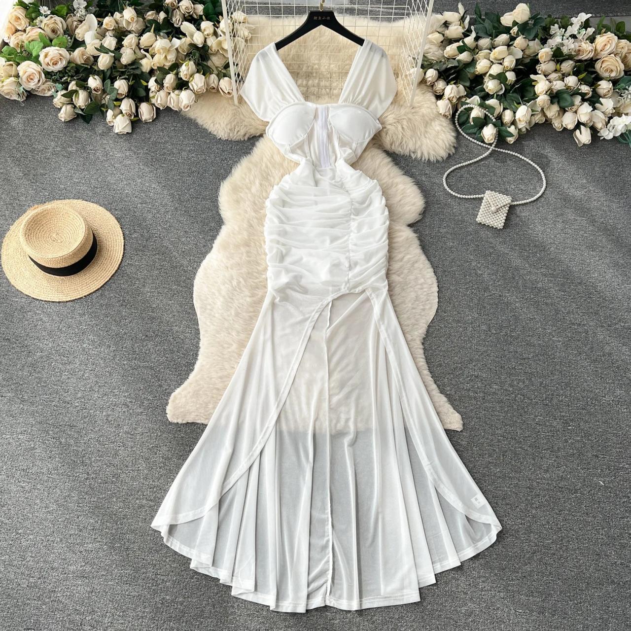 polka dot halter dress princess polly Evyn Halter Maxi Dress Polka Dot main image 1