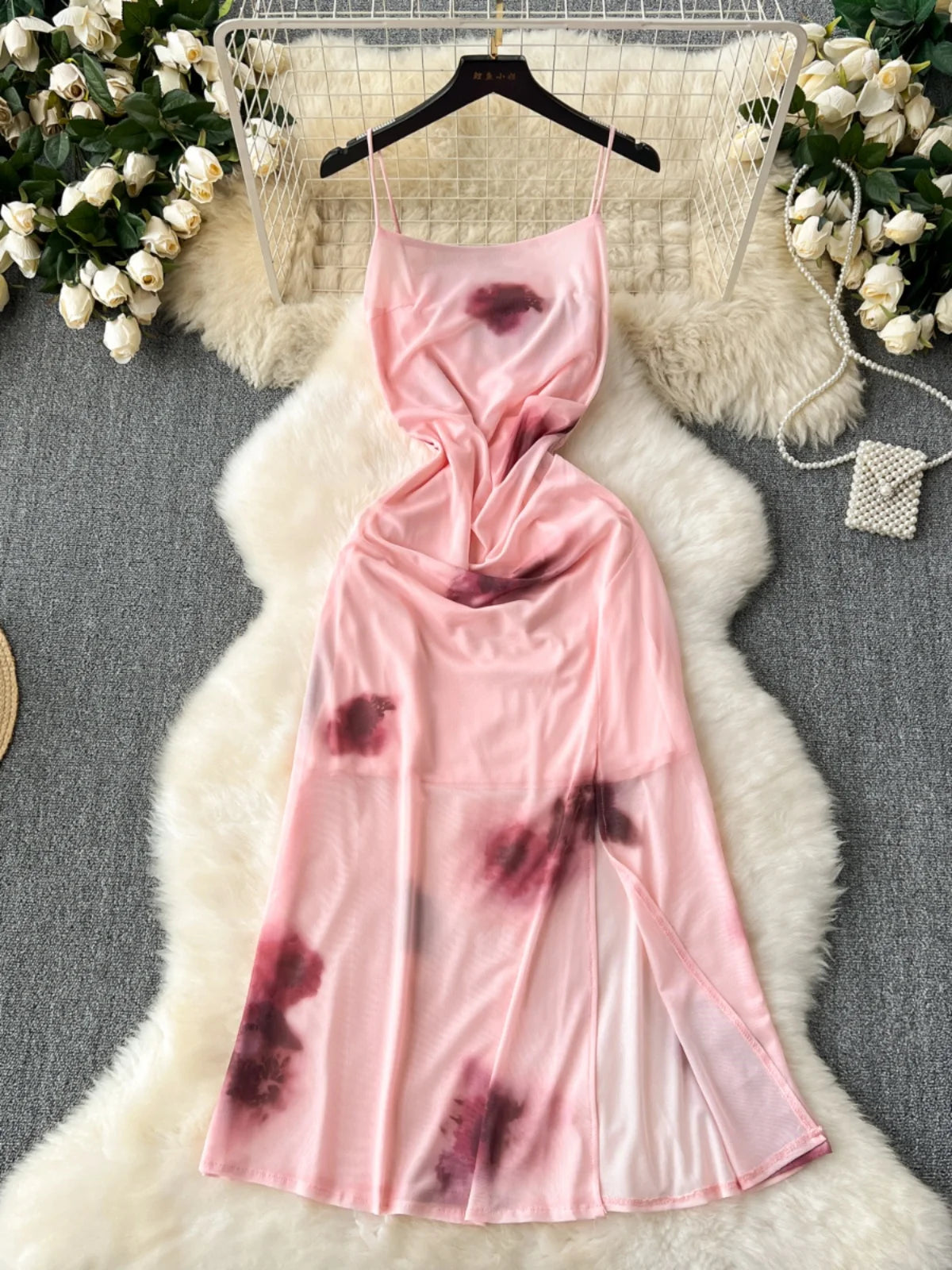 blush pink satin slip dress Blush and Dusk Slip Dress  Expectations Too