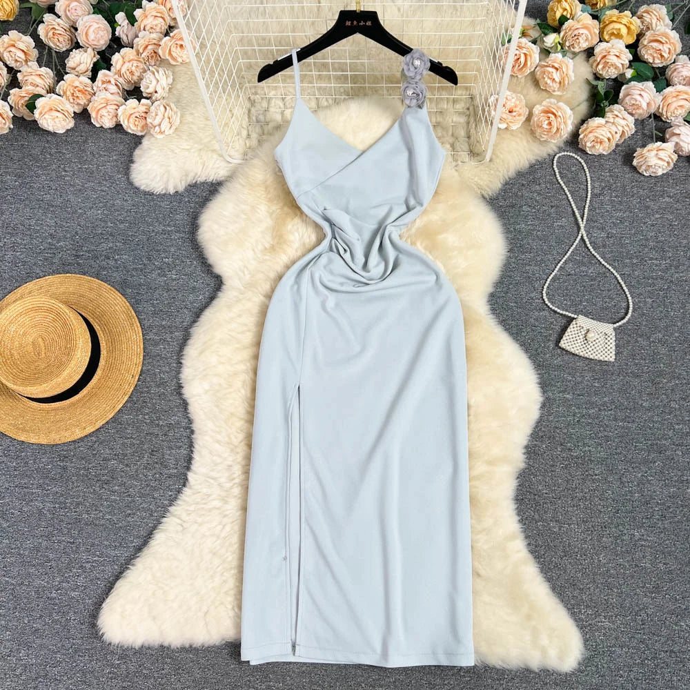 nini knit halter mini dress NINI KNIT HALTER MINI DRESS – AKIRA main image 1