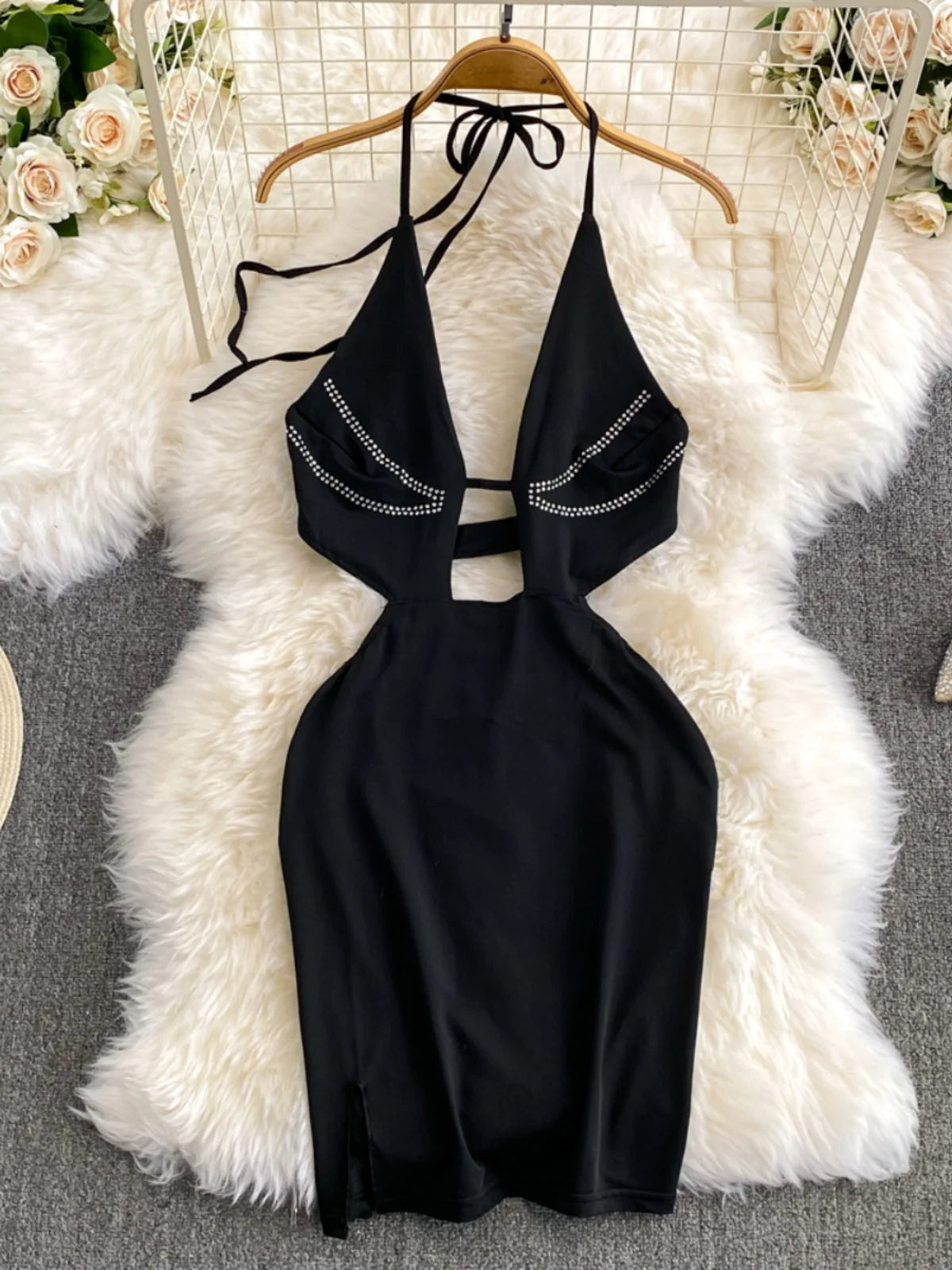 backless romper dress Sky Stretchy Mesh Backless Maxi Dress Black | Wedding Guest Dress | Backless