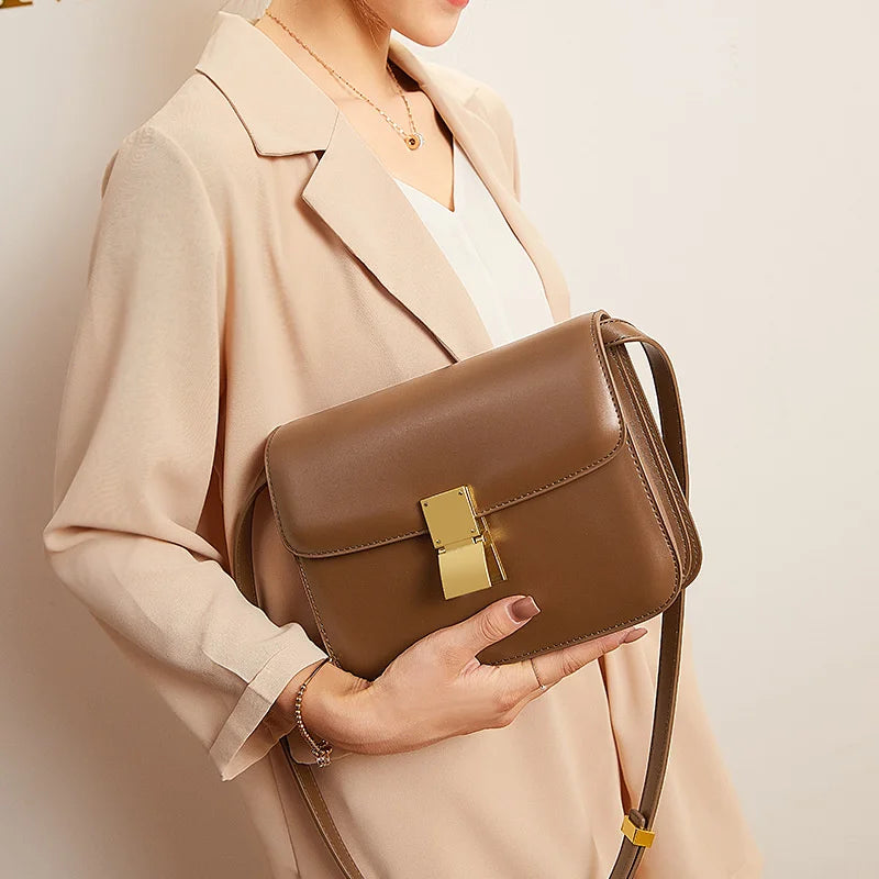 Elegant Leather Crossbody Bag for Women