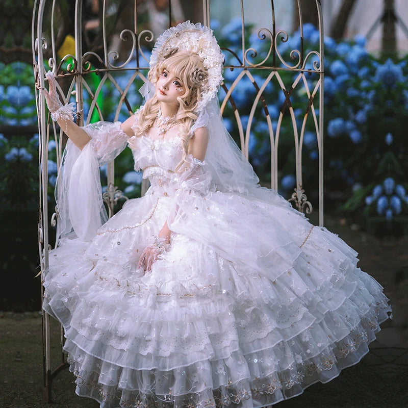 Elegant Victorian Inspired Lolita Dress For Women