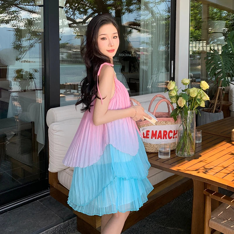 Pastel summer dress outlet