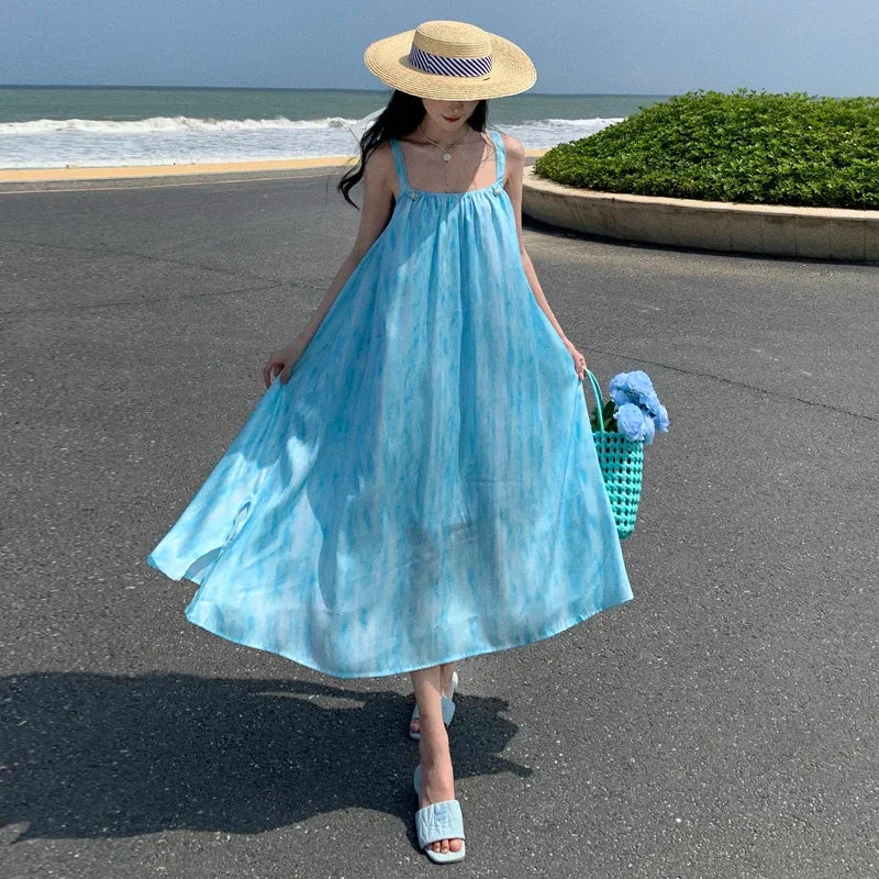 blue dress for baby girl Womens Summer Boho Maxi Long Bandage Dress Evening Sexy Party Beach Dr –  www.Nuroco.com