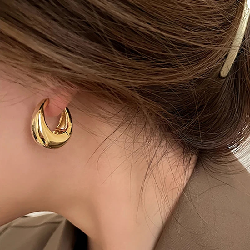 Fake gold earrings top