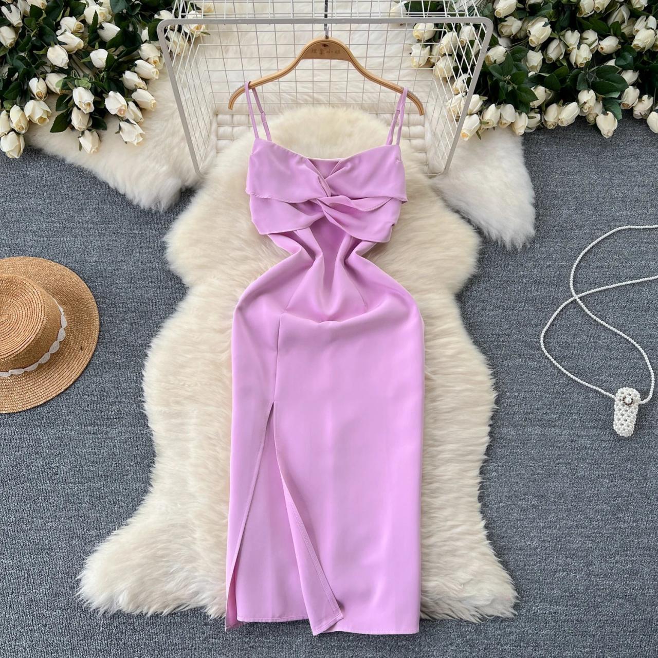 knee length dresses for ladies Grace Loves Lace Silky Satin Midi Dusk