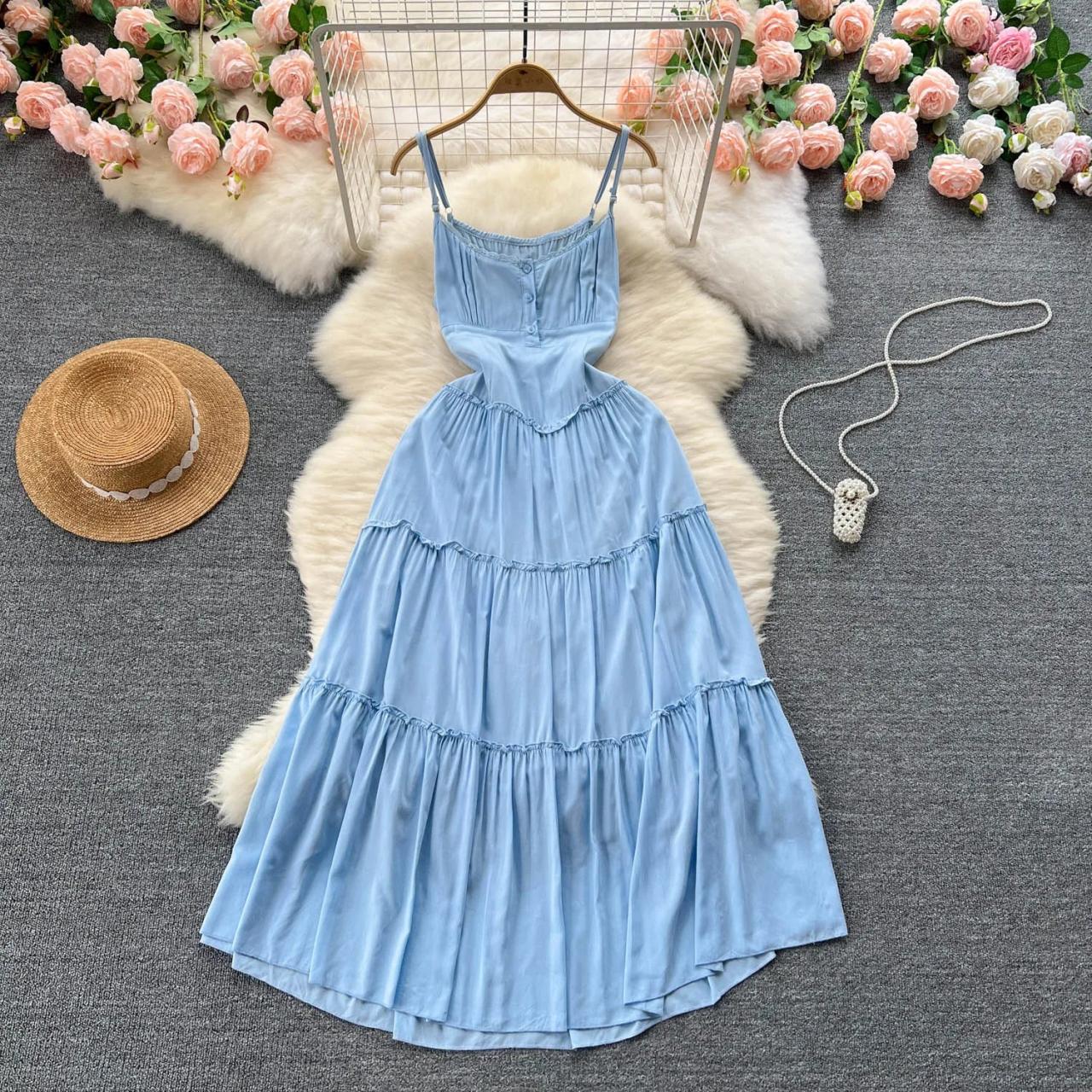 sachin and babi light blue dress Casual Summer Maxi Dresses