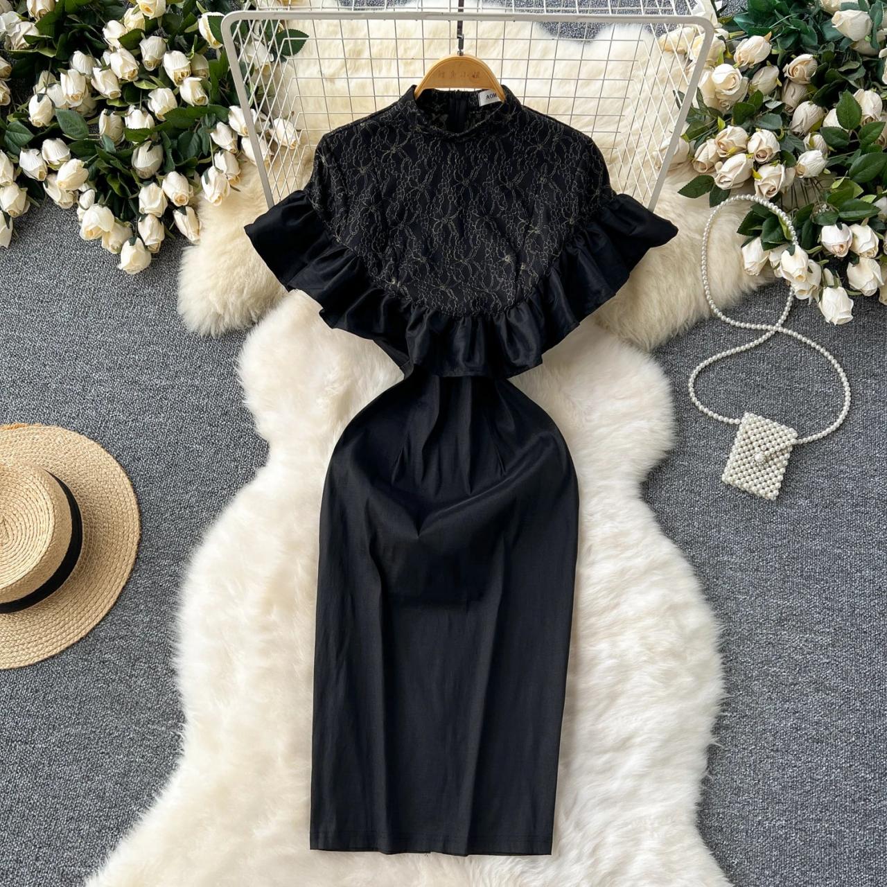 Ruffle bodycon midi dress on sale