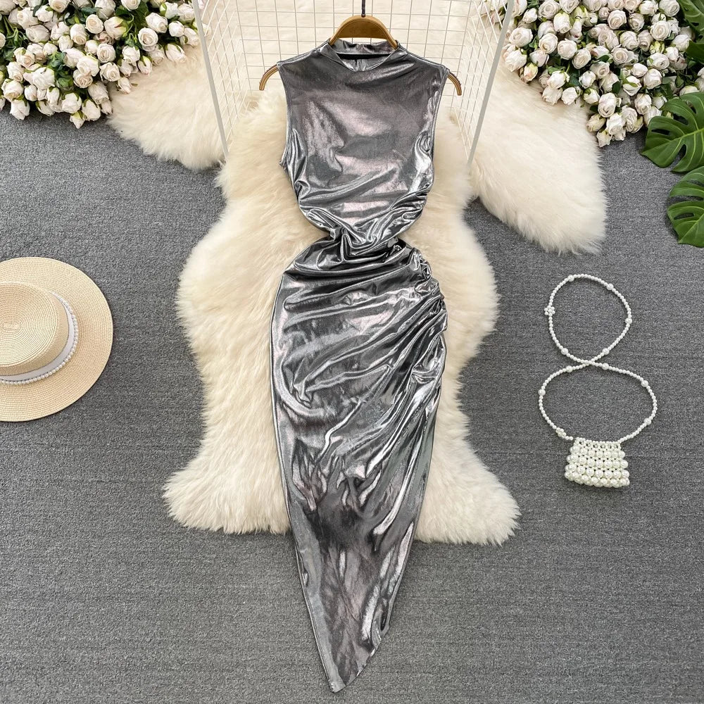 white halter midi dress Penelope White Halter Midi Dress