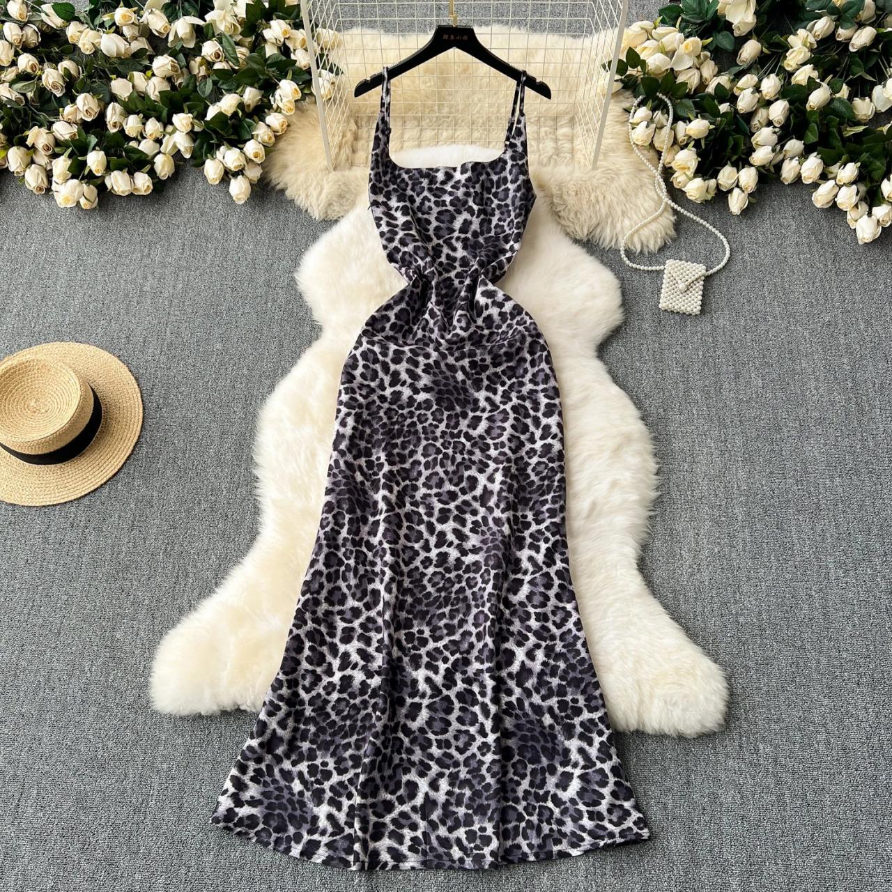 chinese dress ladies GORGLITTER Women's Cheetah Leopard Animal Print Maxi Dress Lace Summer  Vacation Going Out Birthday Midi Dresses 2026 Brown Multicolor Medium at  Amazon Women's Clothing store main image 1