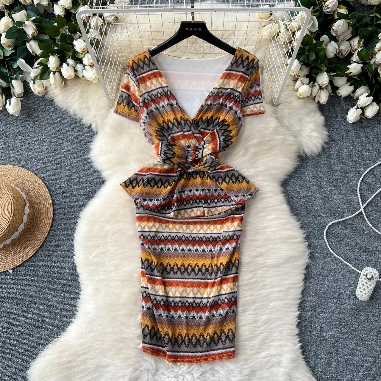 aztec print bodycon dress Womens Stretch Fit Bodycon Dress