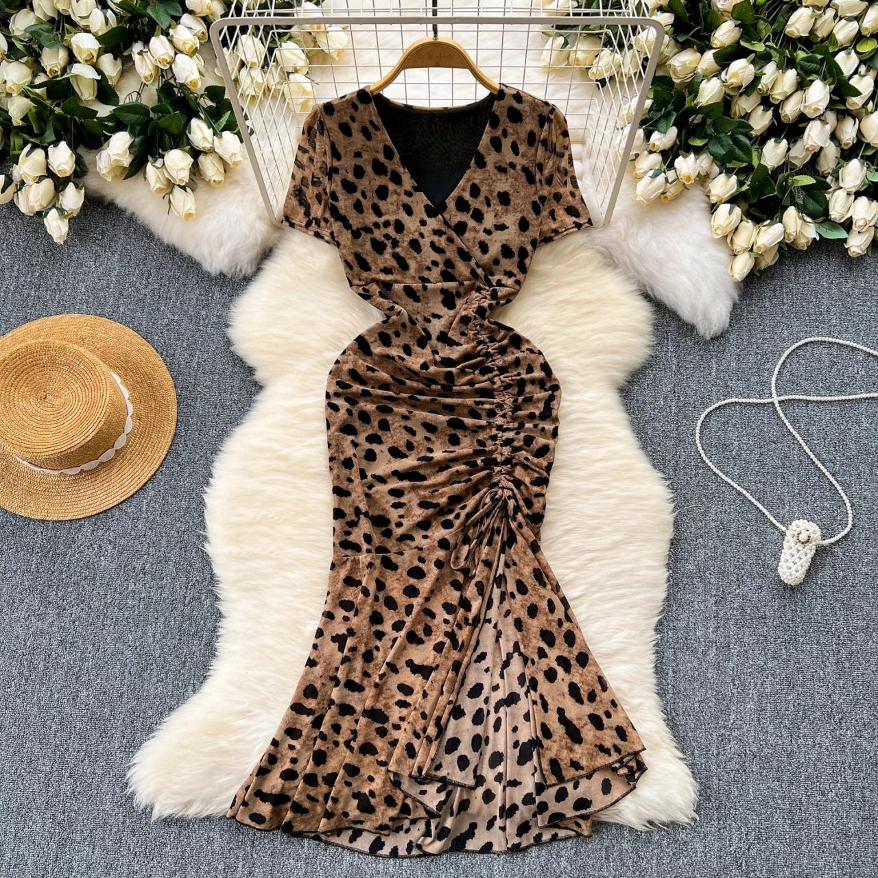 sachin and babi light blue dress Animal Print Dresses main image 1