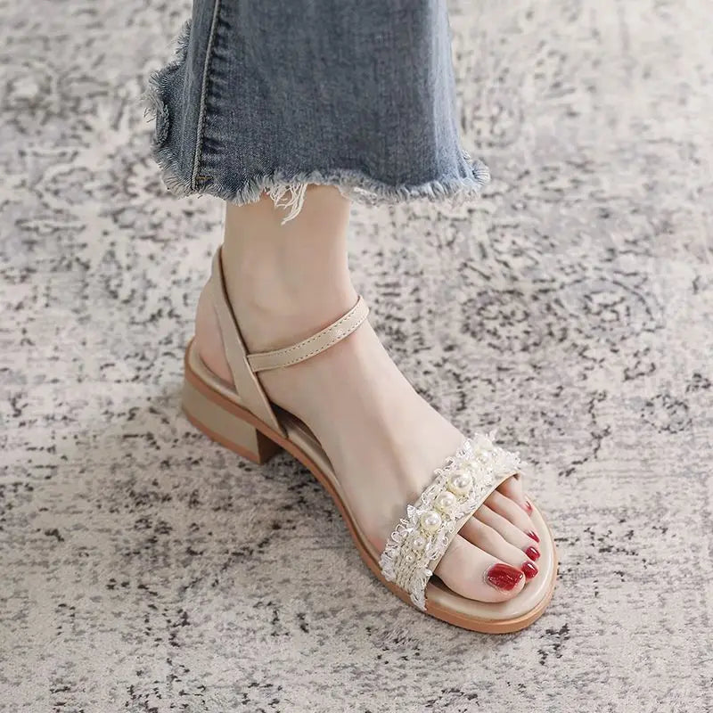 Open Toe Ankle Strap Sandal