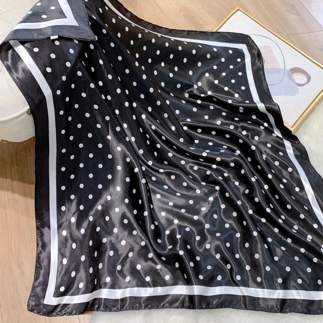 ◆Loulouseoul◆ Pearl Dot Dress Scarf Set Black P0000FPW Paisley Summer Dress – Róu So