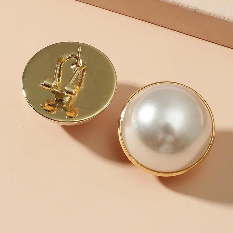 Large Endless Stud Earrings