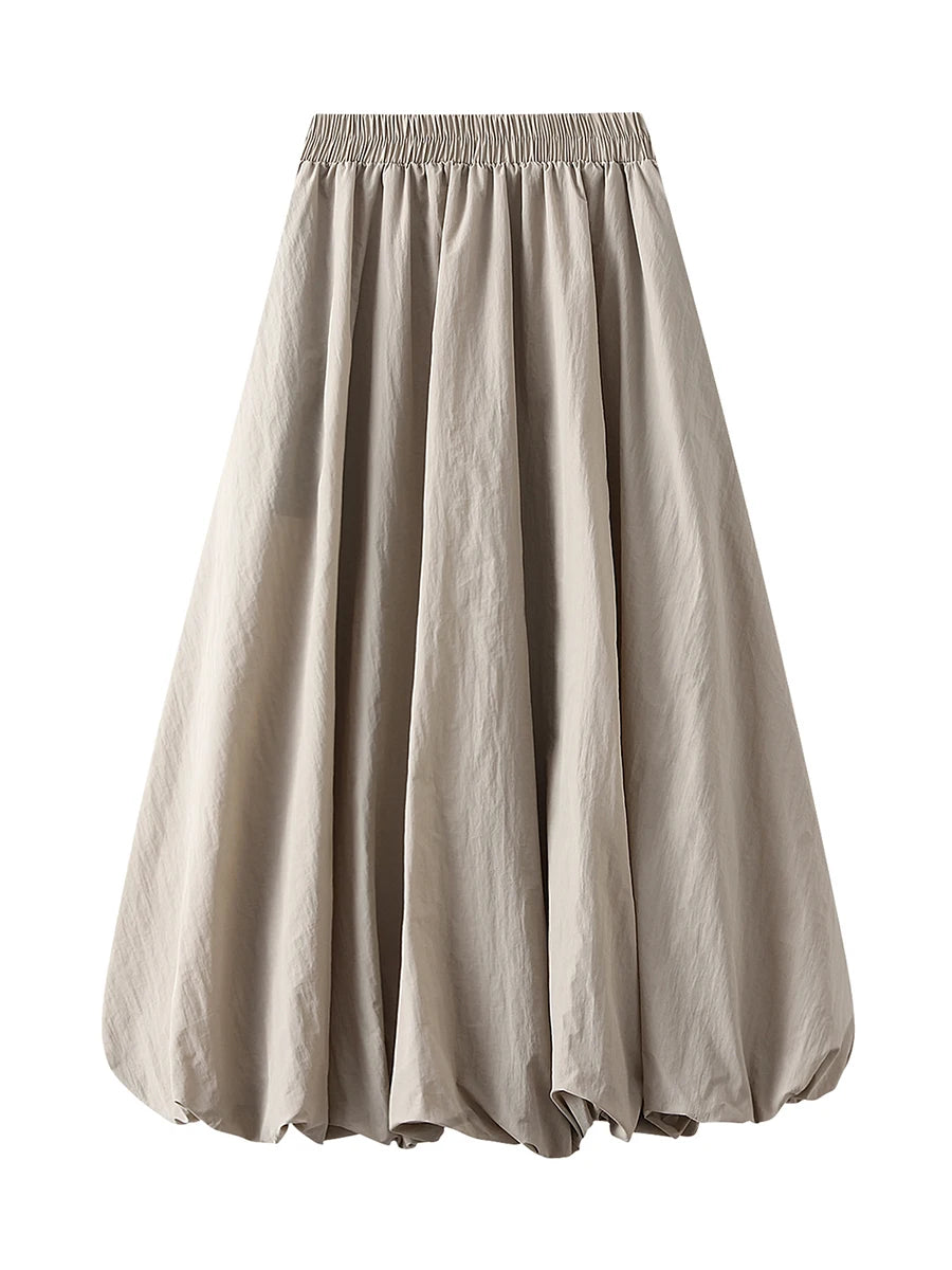 Womens Flowy Maxi Skirt Lightweight Cotton Fabric on Luulla