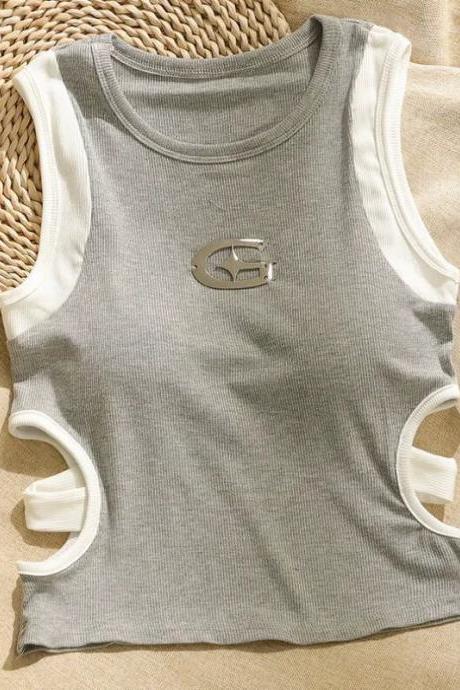 Chic And Sexy Women&amp;#039;s Tank Tops - Short-lengthed Crop Tops Ideal For Summer Outfits That Match Korean Fashion Clothing