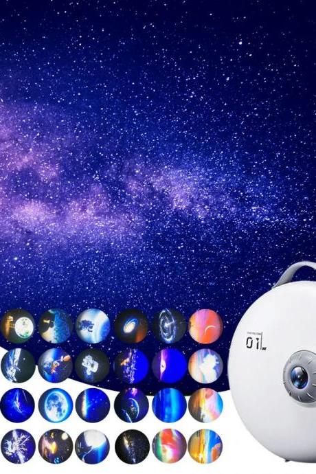 Led Starry Night Sky Projector Lamp With 24 Films
