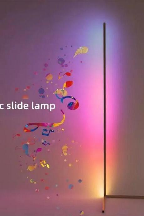 Colorful Music Note Led Floor Lamp With Remote Control