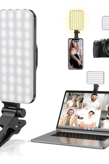 Portable Led Video Light With Adjustable Brightness For Cameras
