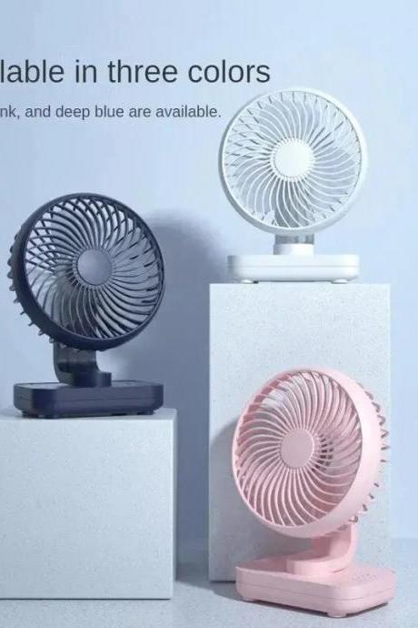 Portable Mini Usb Fan In White, Pink, Blue Colors
