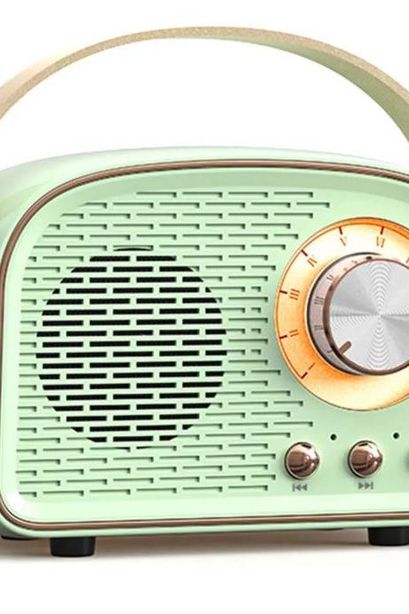 Vintage Style Portable Amfm Radio With Bluetooth