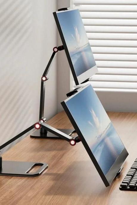 Adjustable Dual Monitor Arm Desk Mount Stand Holder