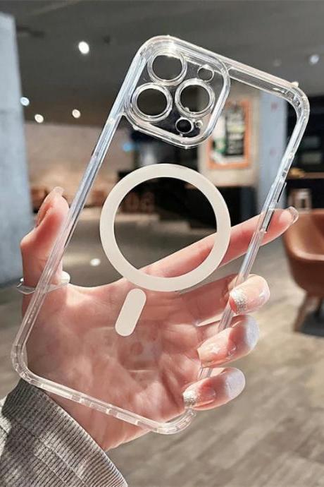 Clear Protective Phone Case With Built-in Kickstand