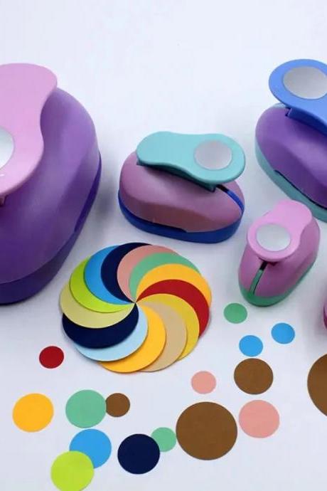 Assorted Size Circle Paper Punch Set Craft Scrapbooking