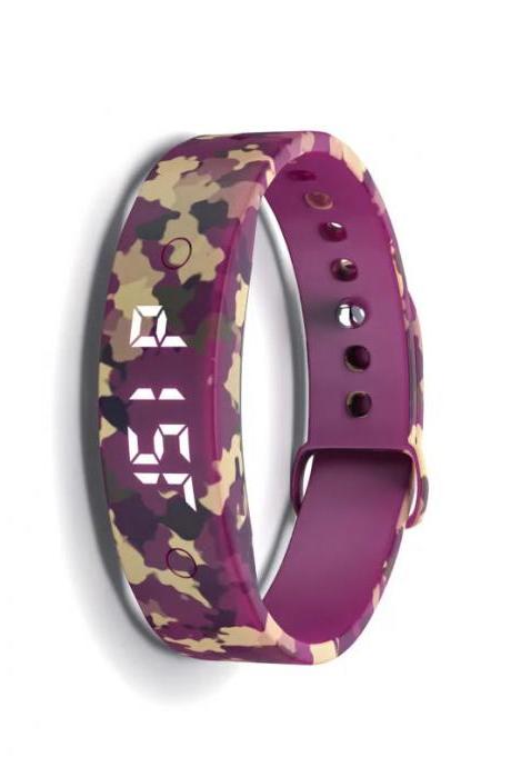 Camouflage Pattern Fitness Tracker Smartwatch Unisex Design