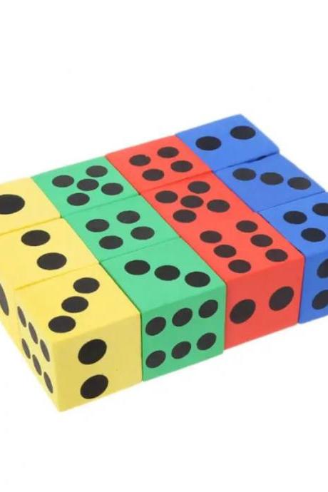 Colorful Foam Dice Block Set For Kids Learning