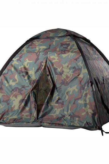 Waterproof Camouflage Camping Tent For 4-person Outdoor Use