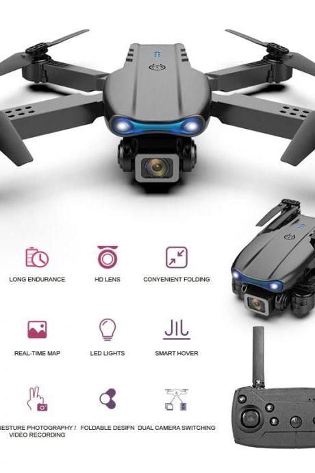 Foldable 4k Dual Camera Drone With Led Lights Endurance