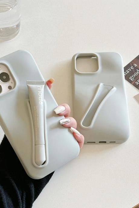 Anti-slip Smartphone Case With Built-in Grip Stand