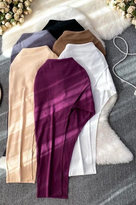 Womens Assorted Colors Silk Blouse Long Sleeve Elegant