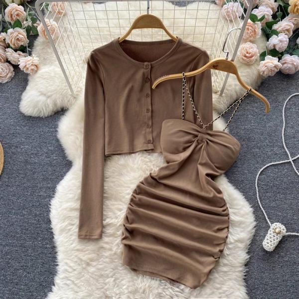 Mocha Muse Mini Dress