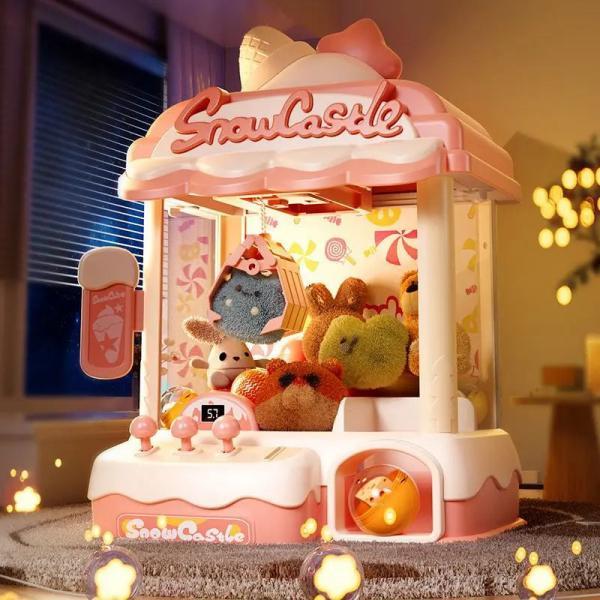 Magical Mini Claw Machine with Collectible Plush Set