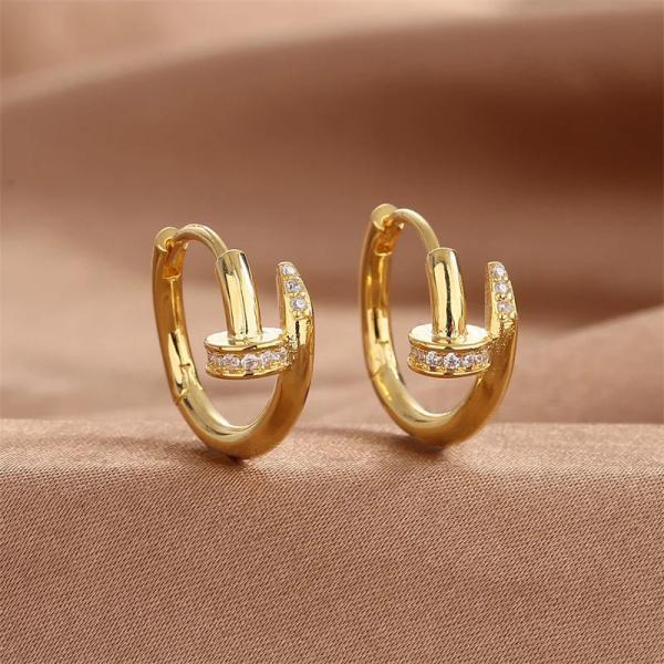 UPALA Cloud Hoop Stud ゴールドピアス ELLE SHOP】「UPALA（ウパラ）」のジュエリーでカラー